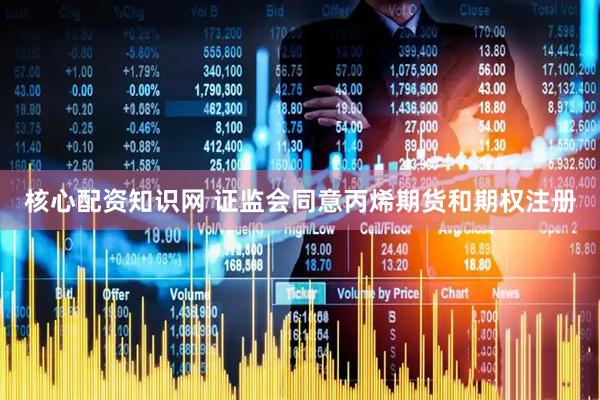 核心配资知识网 证监会同意丙烯期货和期权注册